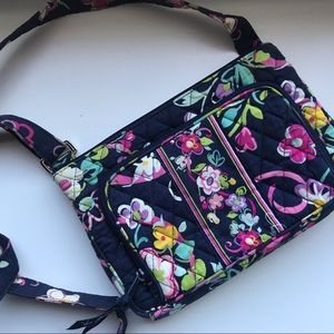 Vera Bradley Little Hipster Ribbons Design Purse